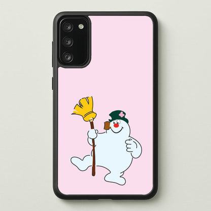 Broom - Snowman  - Frosty The Snowman Phone Case for Galaxy S20FE