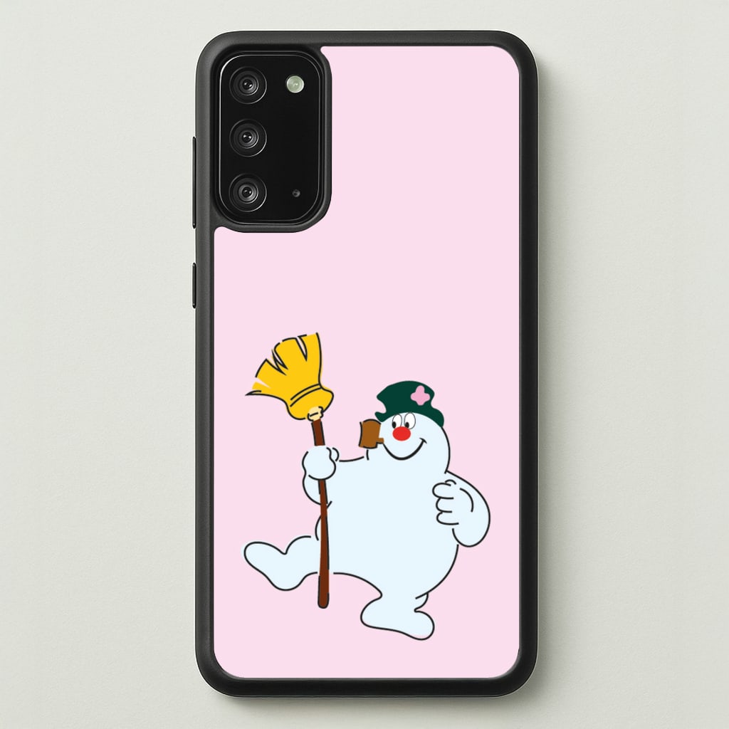 Broom - Snowman  - Frosty The Snowman Phone Case for Galaxy Note 20