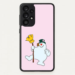 Broom - Snowman  - Frosty The Snowman Phone Case for Galaxy A33