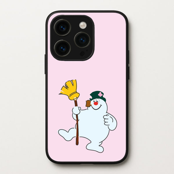 Broom - Snowman  - Frosty The Snowman Phone Case for iPhone 14 Pro Max