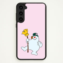 Broom - Snowman  - Frosty The Snowman Phone Case for Galaxy S23 Plus