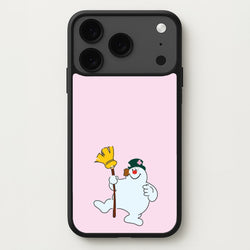 Broom - Snowman Phone Case for iPhone 17 Pro