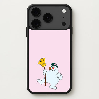 Broom - Snowman Phone Case for iPhone 17 Pro