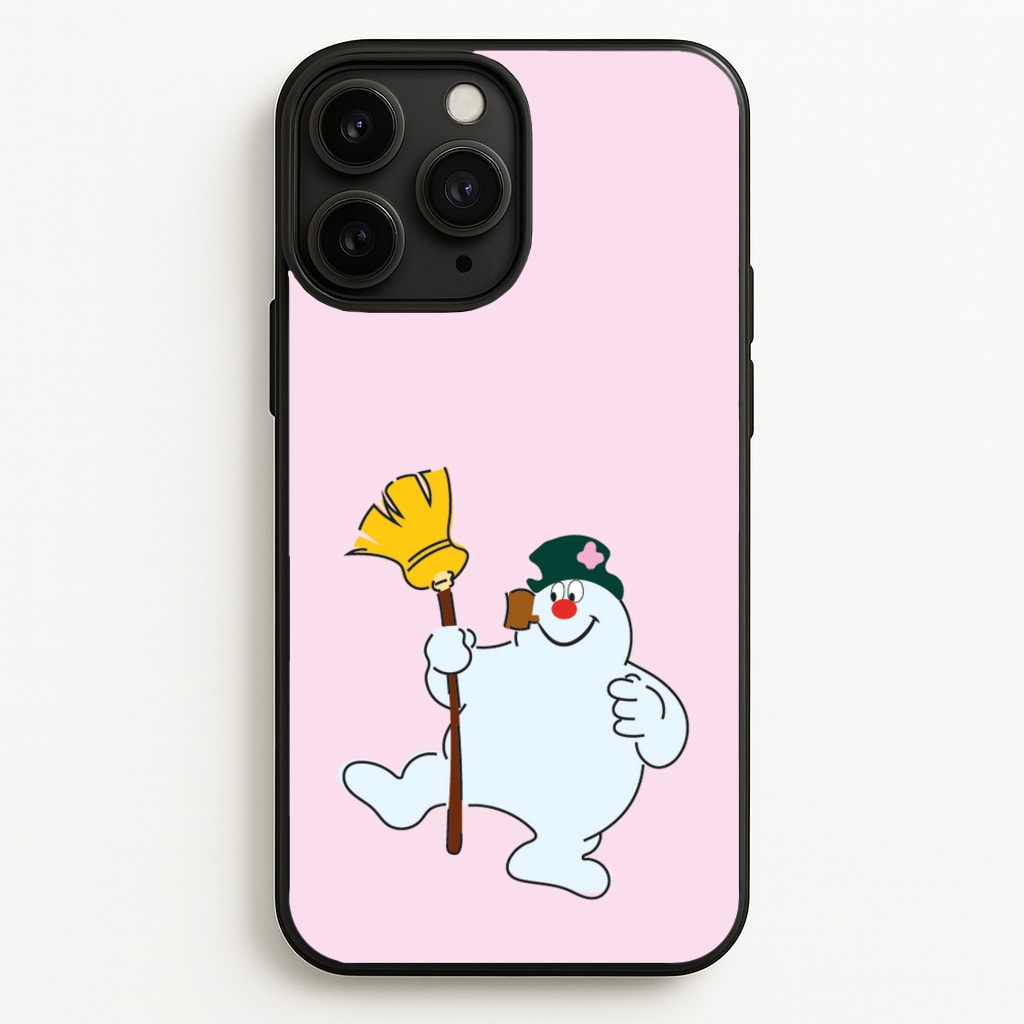 Broom - Snowman  - Frosty The Snowman Phone Case for iPhone 11 Pro Max
