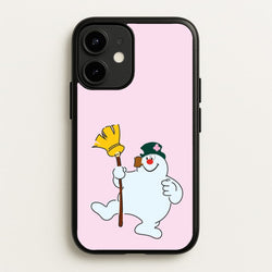 Broom - Snowman  - Frosty The Snowman Phone Case for iPhone 12 / 12 Pro