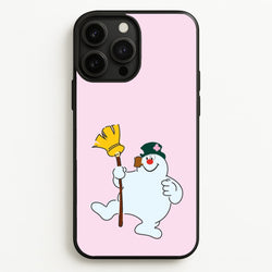 Broom - Snowman  - Frosty The Snowman Phone Case for iPhone 13 Pro Max