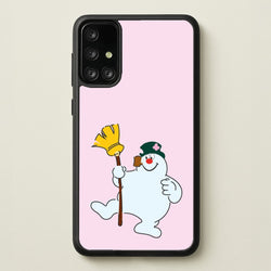 Broom - Snowman  - Frosty The Snowman Phone Case for Galaxy A71