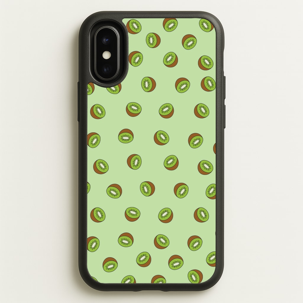 Kiwis - Fruit Patterns  - Fruit Patterns Phone Case for iPhone X / XS