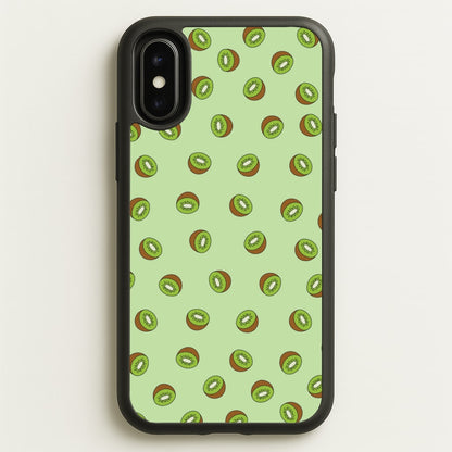 Kiwis - Fruit Patterns  - Fruit Patterns Phone Case for iPhone X / XS
