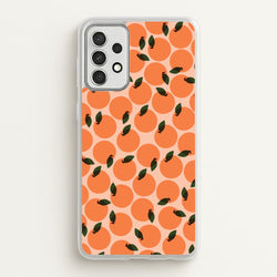 Oranges - Fruit Patterns  - Fruit Patterns Phone Case for Galaxy A52 / A52s