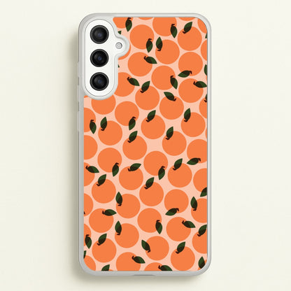 Oranges - Fruit Patterns  - Fruit Patterns Phone Case for Galaxy A36