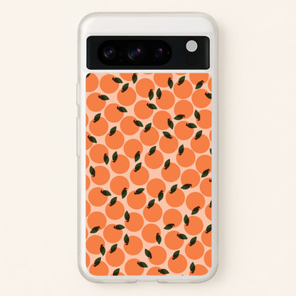 Oranges - Fruit Patterns  - Fruit Patterns Phone Case for Google Pixel 8 Pro