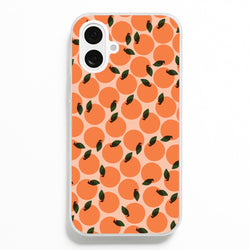 Oranges - Fruit Patterns  - Fruit Patterns Phone Case for iPhone 16 Plus