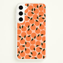 Oranges - Fruit Patterns  - Fruit Patterns Phone Case for Galaxy S23