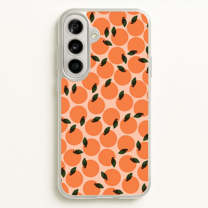 Oranges - Fruit Patterns  - Fruit Patterns Phone Case for Galaxy A56