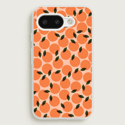 Oranges - Fruit Patterns  - Fruit Patterns Phone Case for Google Pixel 9a