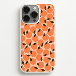 Oranges - Fruit Patterns  - Fruit Patterns Phone Case for iPhone 13 Pro Max