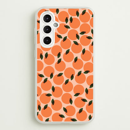 Oranges - Fruit Patterns  - Fruit Patterns Phone Case for Galaxy A14