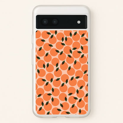 Oranges - Fruit Patterns  - Fruit Patterns Phone Case for Google Pixel 7a