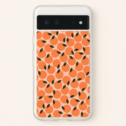 Oranges - Fruit Patterns  - Fruit Patterns Phone Case for Google Pixel 6