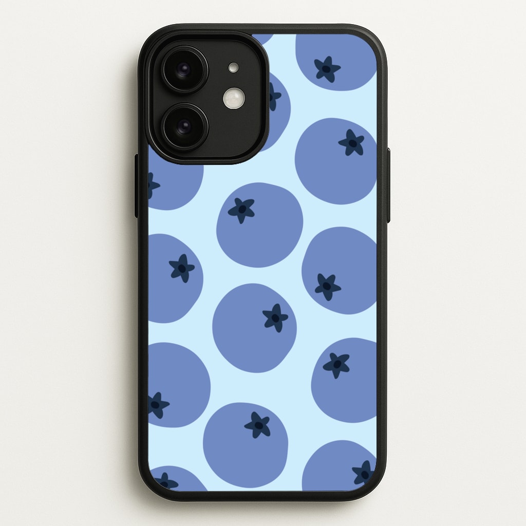 Blueberries - Fruit Patterns  - Fruit Patterns Phone Case for iPhone 11
