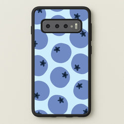 Blueberries - Fruit Patterns  - Fruit Patterns Phone Case for Galaxy S10 Plus
