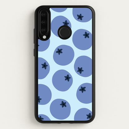 Blueberries - Fruit Patterns  - Fruit Patterns Phone Case for Huawei P30 Lite
