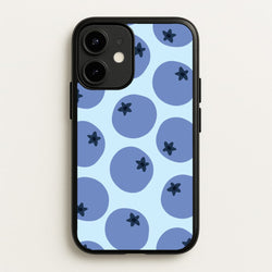 Blueberries - Fruit Patterns  - Fruit Patterns Phone Case for iPhone 12 Mini