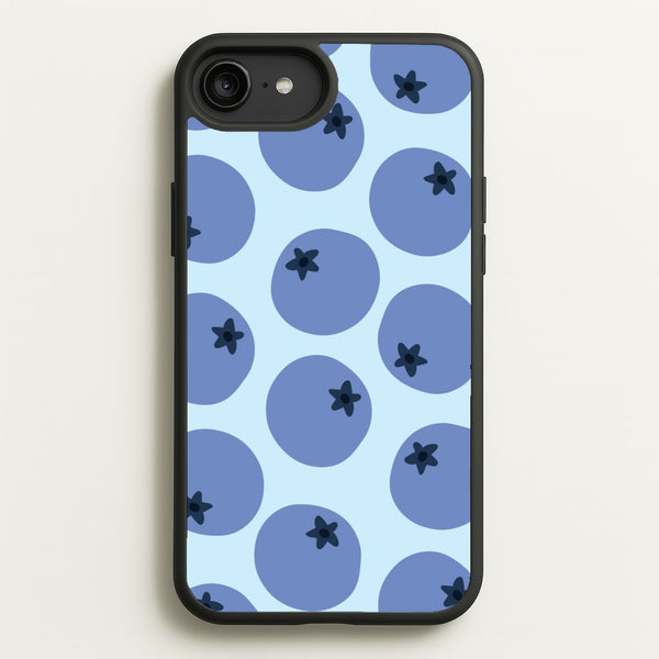 Blueberries - Fruit Patterns  - Fruit Patterns Phone Case for iPhone 6 Plus / 7 Plus / 8 Plus