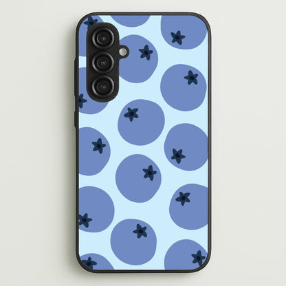 Blueberries - Fruit Patterns  - Fruit Patterns Phone Case for Galaxy S23FE