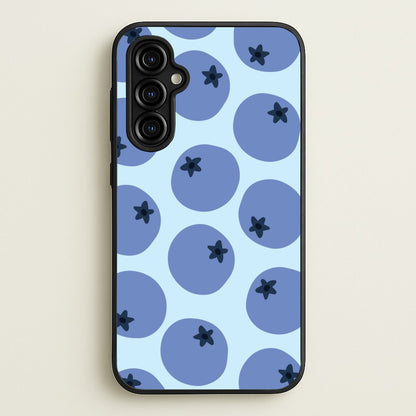 Blueberries - Fruit Patterns  - Fruit Patterns Phone Case for Galaxy A54