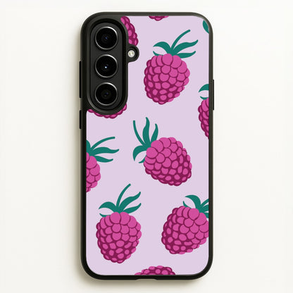 Rasberries - Fruit Patterns  - Fruit Patterns Phone Case for Galaxy A56