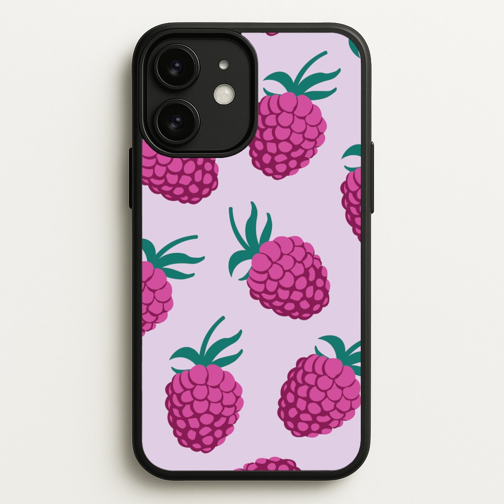 Rasberries - Fruit Patterns  - Fruit Patterns Phone Case for iPhone 11