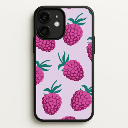 Rasberries - Fruit Patterns  - Fruit Patterns Phone Case for iPhone 11