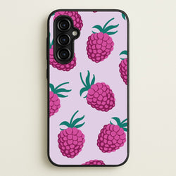 Rasberries - Fruit Patterns  - Fruit Patterns Phone Case for Galaxy A54