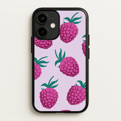 Rasberries - Fruit Patterns  - Fruit Patterns Phone Case for iPhone 12 / 12 Pro