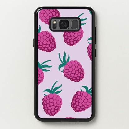 Rasberries - Fruit Patterns  - Fruit Patterns Phone Case for Galaxy S8 Plus