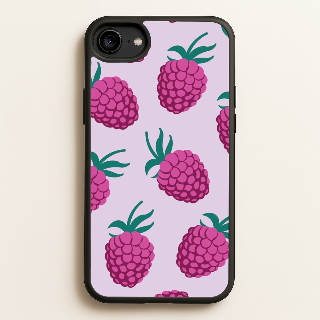 Rasberries - Fruit Patterns  - Fruit Patterns Phone Case for iPhone 6 / 7 / 8 / SE