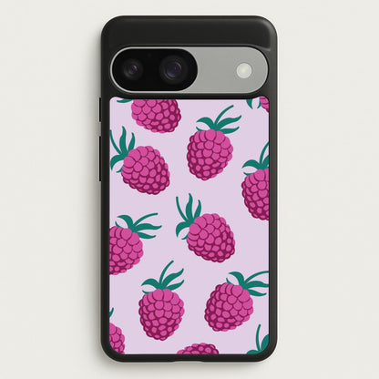 Rasberries - Fruit Patterns  - Fruit Patterns Phone Case for Google Pixel 9 / 9 Pro