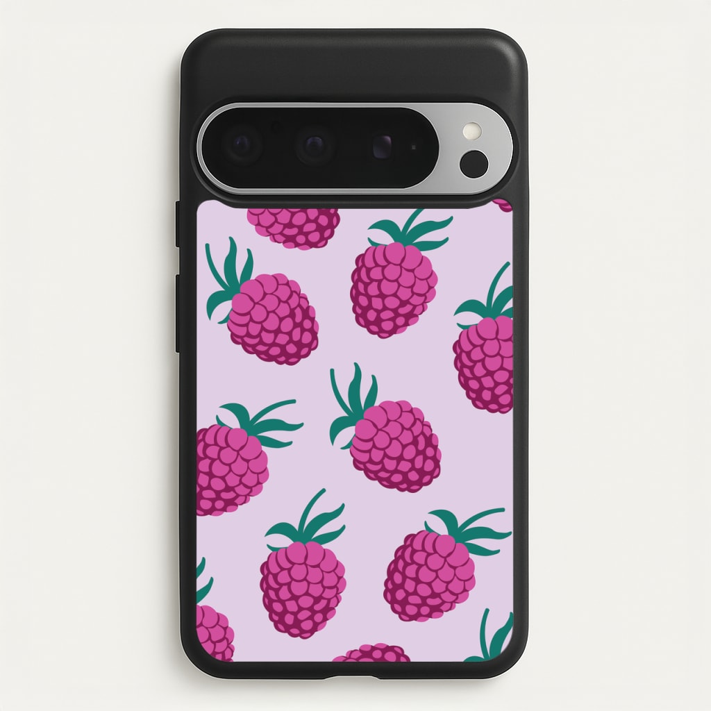 Rasberries - Fruit Patterns  - Fruit Patterns Phone Case for Google Pixel 9 Pro XL