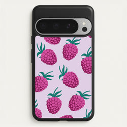 Rasberries - Fruit Patterns  - Fruit Patterns Phone Case for Google Pixel 9 Pro XL