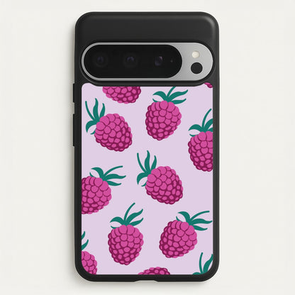 Rasberries - Fruit Patterns  - Fruit Patterns Phone Case for Google Pixel 9 Pro XL