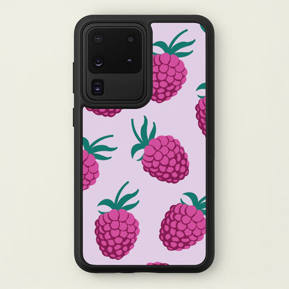 Rasberries - Fruit Patterns  - Fruit Patterns Phone Case for Galaxy S20 Ultra