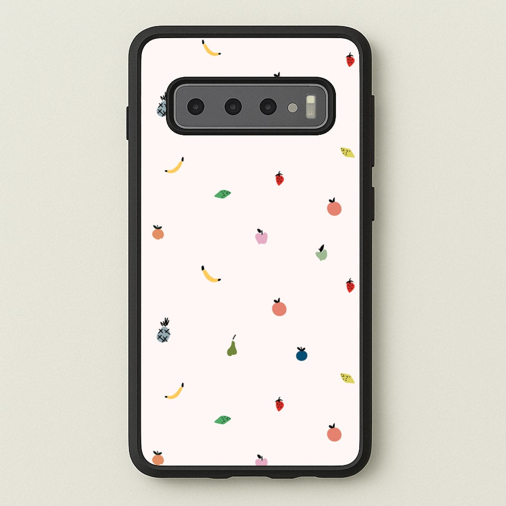 Mini Fruits - Fruit Patterns  - Fruit Patterns Phone Case for Galaxy S10
