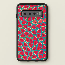Watermelons - Fruit Patterns  - Fruit Patterns Phone Case for Galaxy S10 Plus
