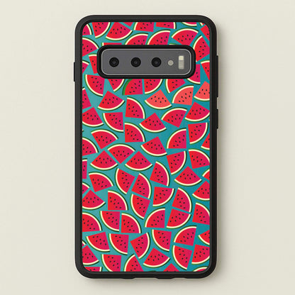 Watermelons - Fruit Patterns  - Fruit Patterns Phone Case for Galaxy S10 Plus