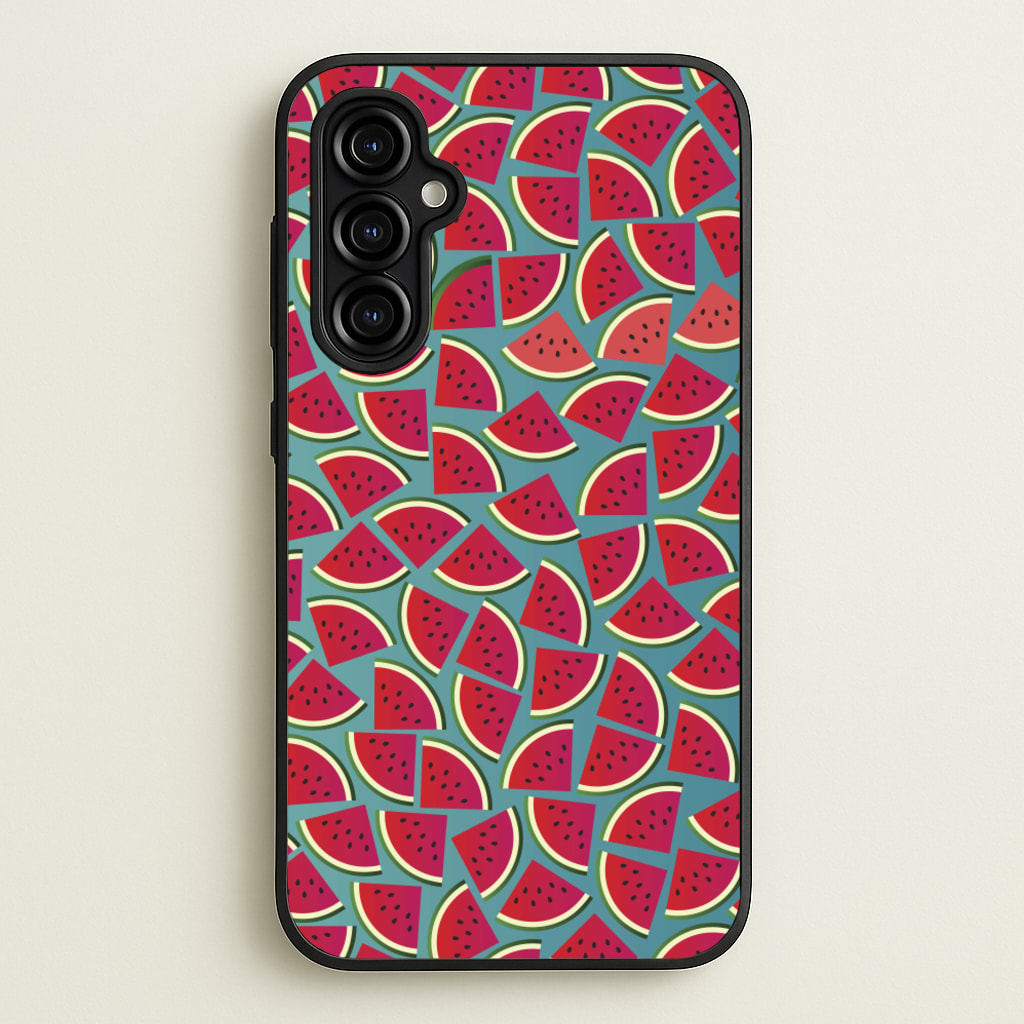 Watermelons - Fruit Patterns  - Fruit Patterns Phone Case for Galaxy A54