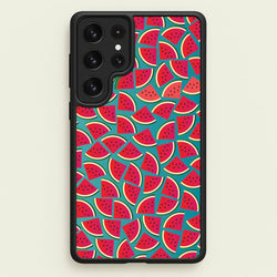 Watermelons - Fruit Patterns  - Fruit Patterns Phone Case for Galaxy S22 Ultra