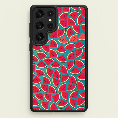 Watermelons - Fruit Patterns  - Fruit Patterns Phone Case for Galaxy S22 Ultra