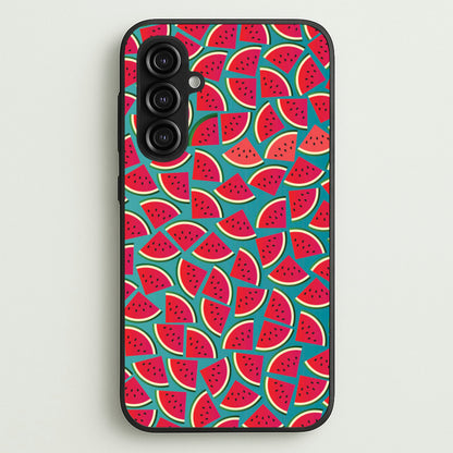 Watermelons - Fruit Patterns  - Fruit Patterns Phone Case for Galaxy S23FE